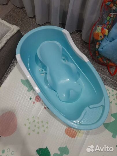 Детская ванночка для купания с горкой