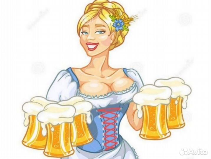 Продавец разливных напитков