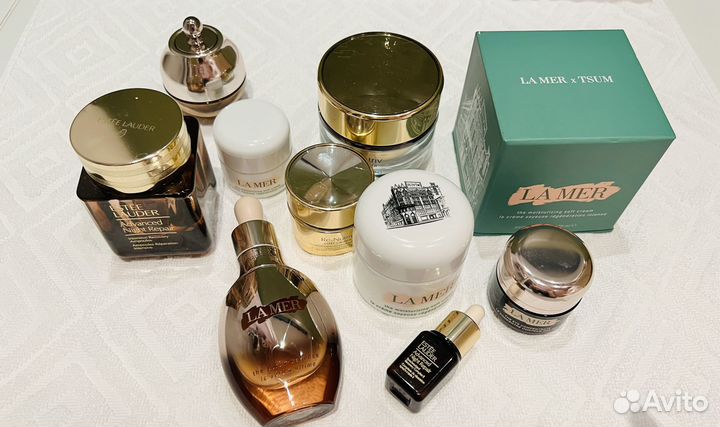 LA MER estée lauder пустые баночки флаконы