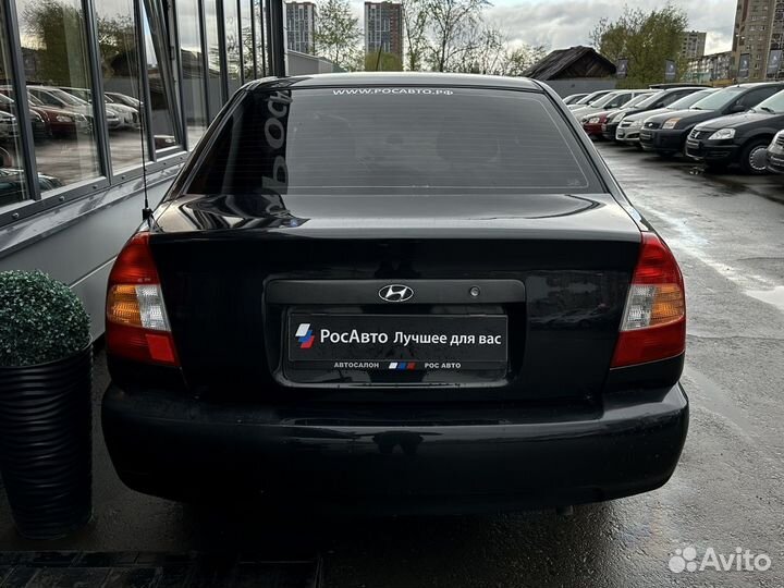 Hyundai Accent 1.5 AT, 2007, 179 520 км