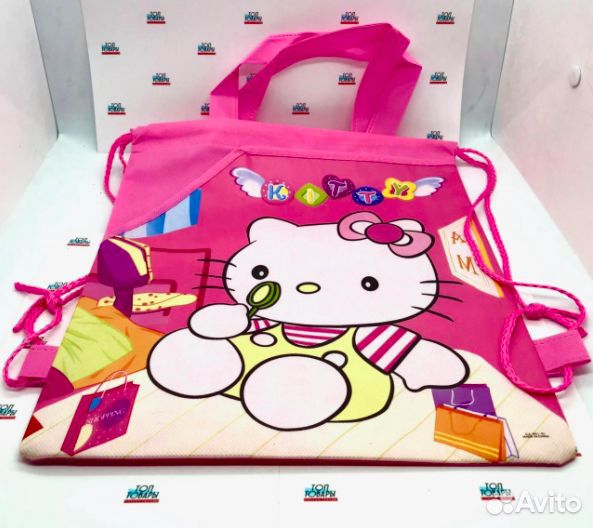 Сумка-рюкзачок для девочки Hello Kitty универсальн