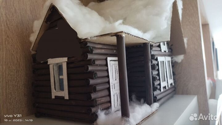 Поделка в виде домика/терема в детский сад/школу