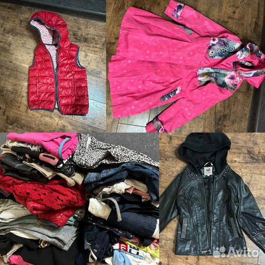 Огромный пакет фирменых вещей 140р -146р