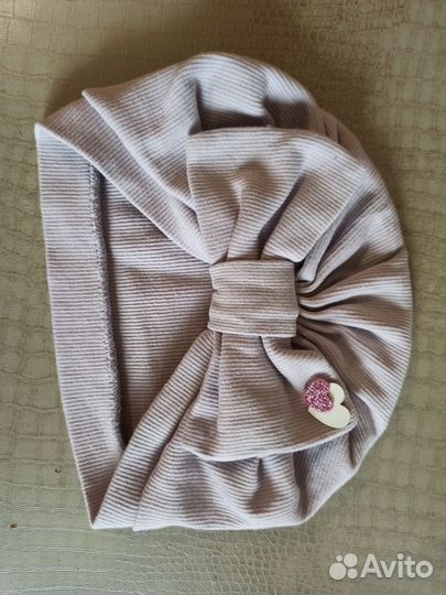 Шапка чалма для девочки