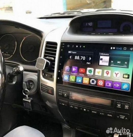 Toyota Prado 120 Android магнитола IPS DSP