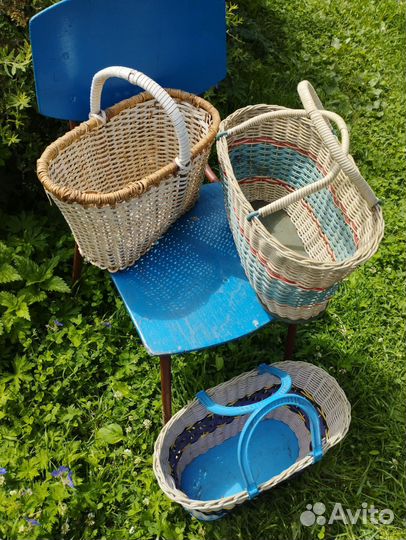 Корзинка плетенная СССР