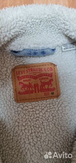 Джинсовая куртка с мехом Levis