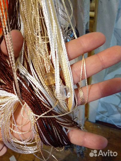 Штора нитяная