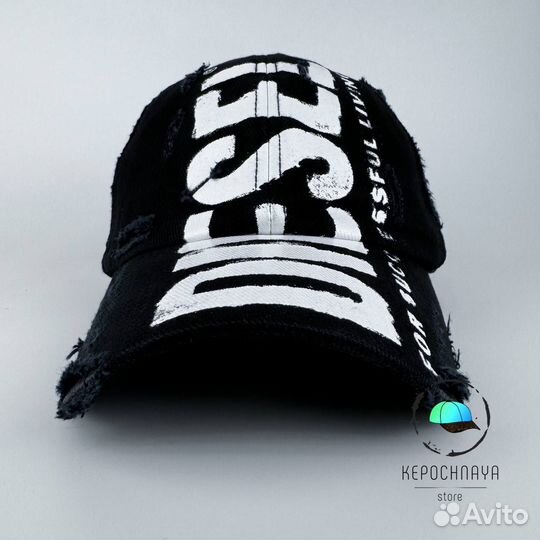 Кепка Diesel Джинсовая мягкая премиум