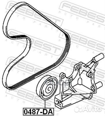 Ролик обводной Hyundai Sonata 91/Galloper 98