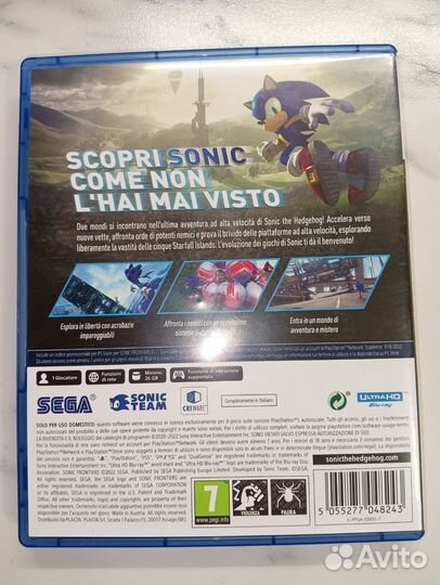 Sonic frontiers ps5 диск