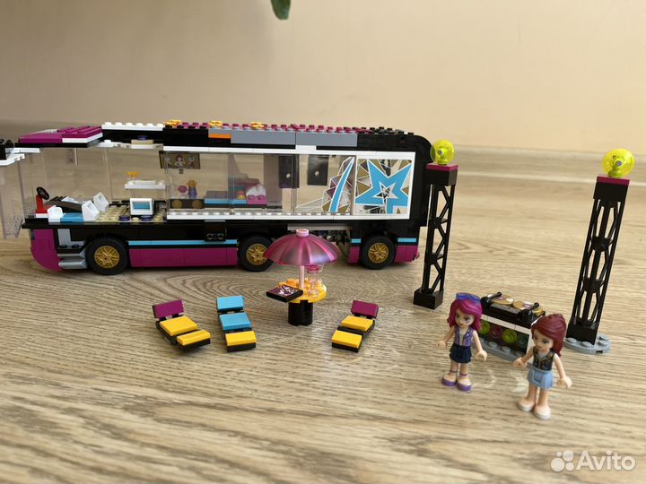 Lego Friends автобус поп-звезды