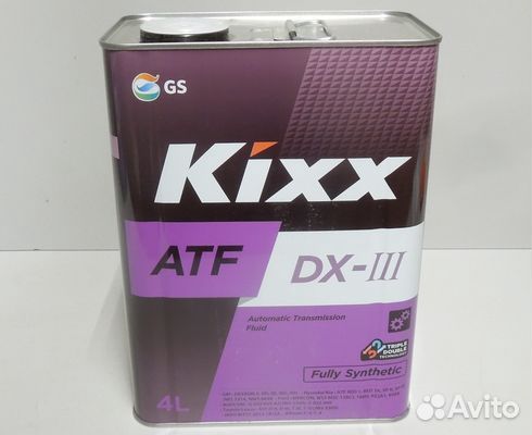 Масло трансмиссионное kixx ATF Dexron III (4л)