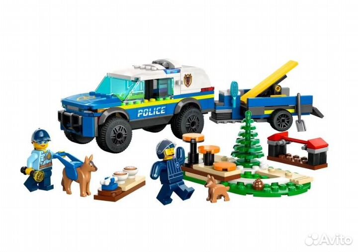 Конструктор lego Дрессировка полицейской собаки