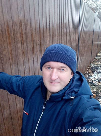 Установка забора из профнастила