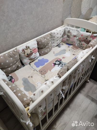 Бортики в кроватку