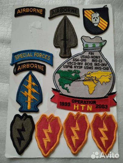 Нашивки США