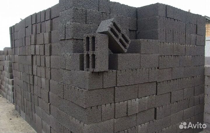 Керамзитобетонный блок пустотелый