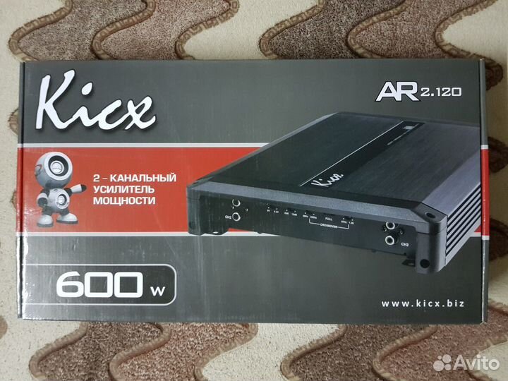 Автомобильный усилитель Kicx AR 2.120