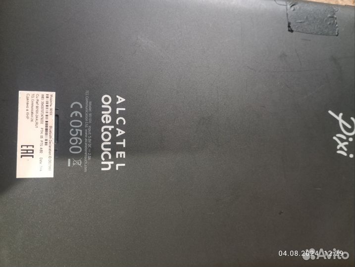 Планшет Alcatel 10дюмой