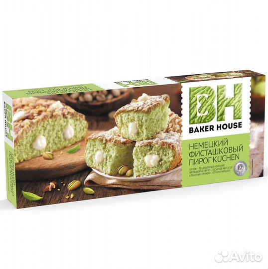 Пирог Kuchen Фисташковый 350 г