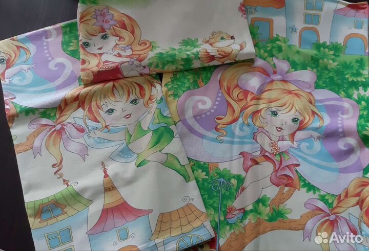 Плед и детское постельное белье б/у