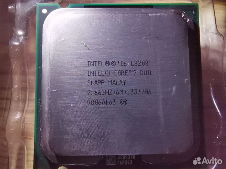 Процессоры Core 2 Duo E8200 и xeon x3363