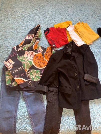 Детские Вещи пакетом на мальчика 5 6 лет