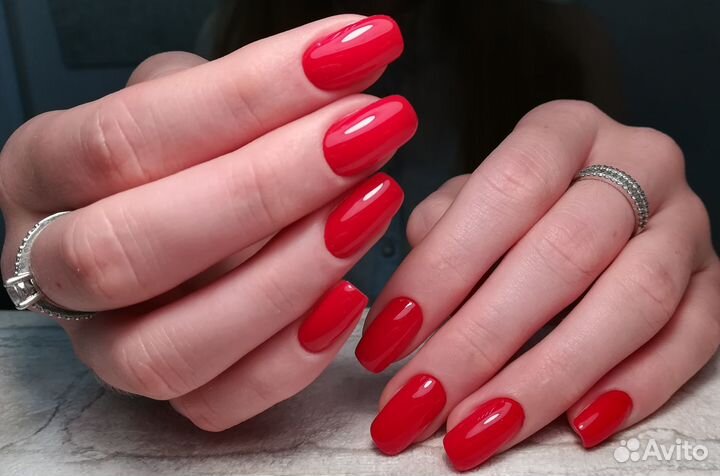 Маникюр Гель лак Берёзовая роща