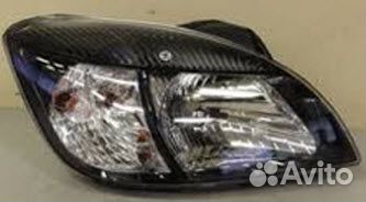 RIO '05- фара правая внутри черная (Китай)