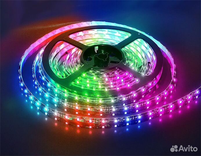 Лента светодиодная rgb led 15 метров