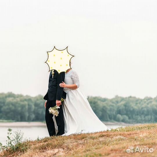 Свадебное платье (54-62размер)