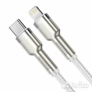 Кабель плетеный для iPhone USB-C to Lightning 1м