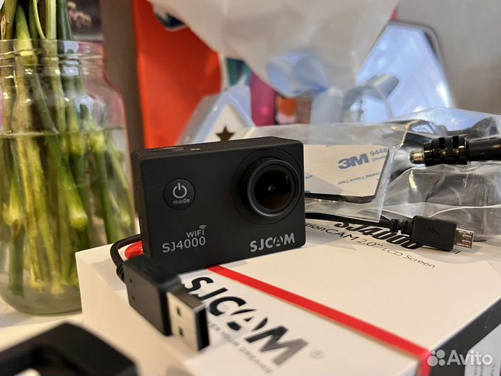Экшн видеокамера Sjcam 4000 Wi-Fi