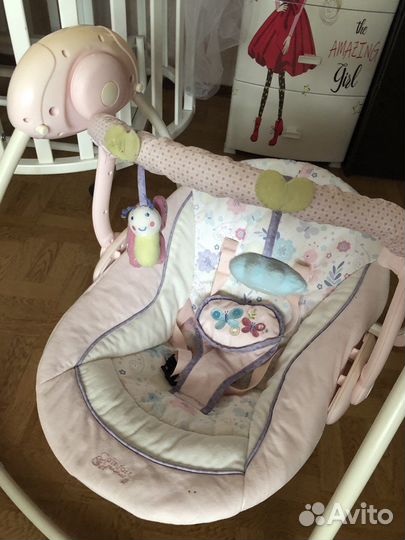 Детская качеля шезлонг