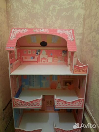 Кукольный домик для барби без мебели