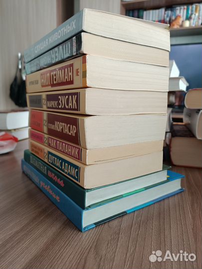 Книги Паланик, Гейман, Брэдбери и др