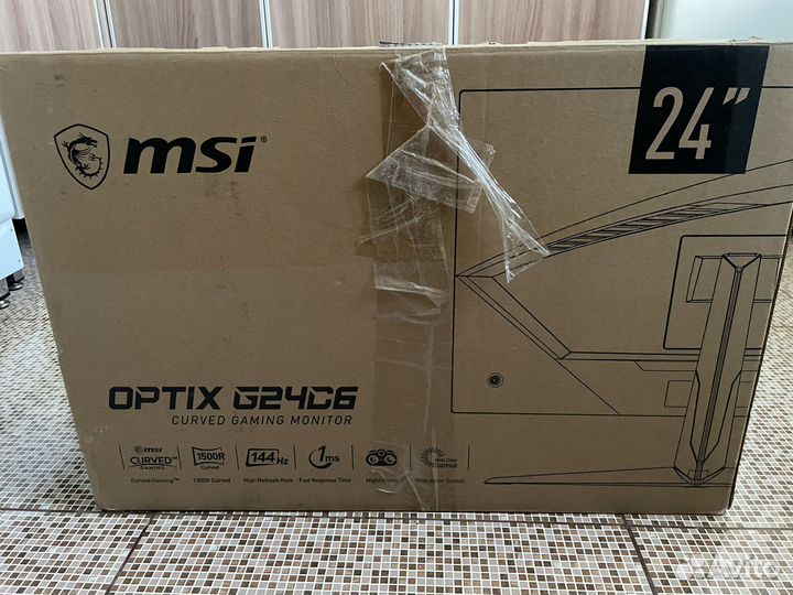 Монитор msi optix g24c6 144гц