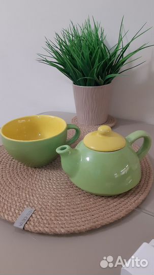 Чайный набор чашка+чайник