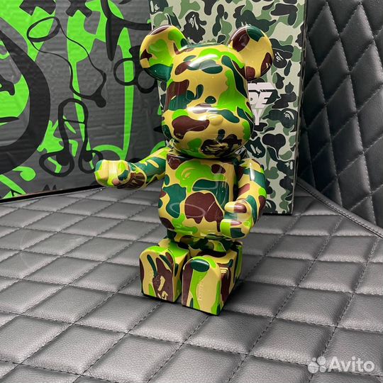 Игрушка Bearbrick Bape Камуфляж 28см