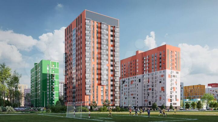 2-к. квартира, 55,7 м², 16/17 эт.