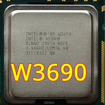 Xeon W3690 3.73GHz 12Mb LGA1366 6 ядер 12 потоков