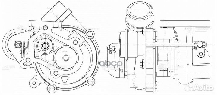 Турбокомпрессор для а/м Fiat Ducato (06) 2.3TD