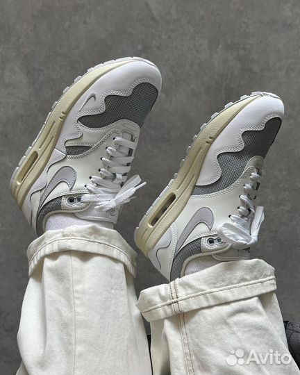 Кроссовки Nike Air Max 1 Patta Waves White