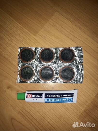 Латки для велосипедных камер 6шт + клей 20гр