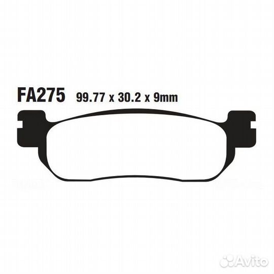EBC FA275 Тормозные колодки органические