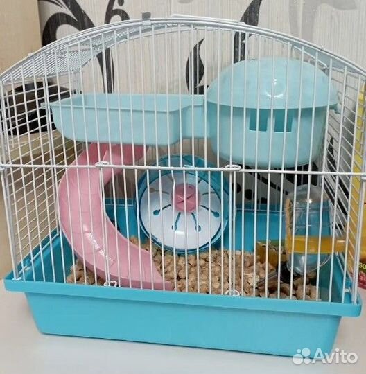 Клетка для хомяка и грызунов двухэтажная 2 шт