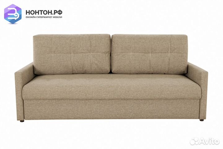 Диван еврокнижка Норд темно-бежевый
