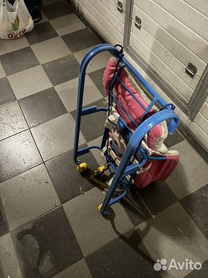 Санки-салазки с колесиками