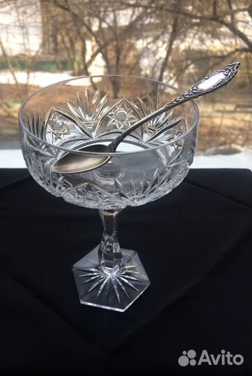 Креманки хрустальные Bohemia. Бабушкин хрусталь